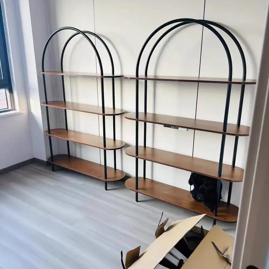 رف عرض مستحضرات التجميل من الحديد المطاوع، رف تخزين خزانة عرض السلع #3