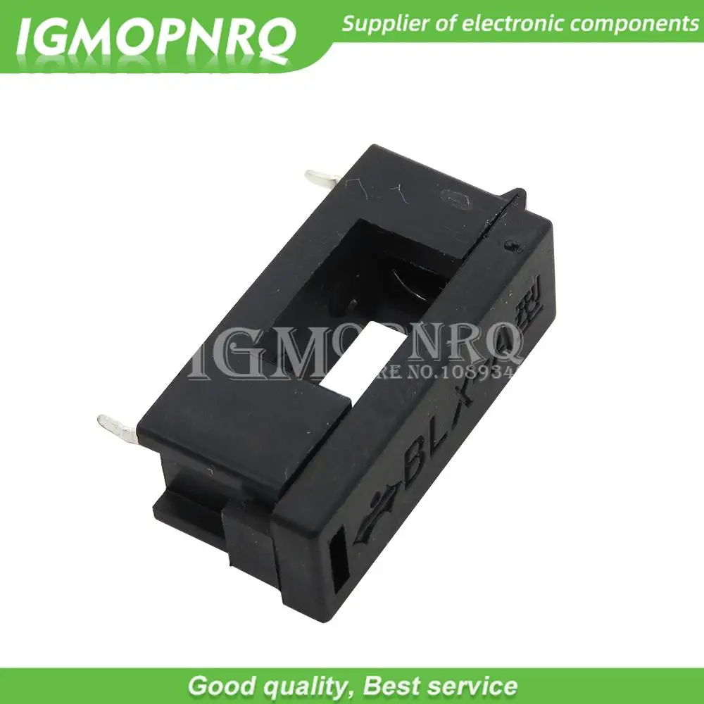 10PCS Fuse holder socket ibuw 5x20mm 5*20mm BF-013 BLX-A fuse clamp / box white black igmopnrq
