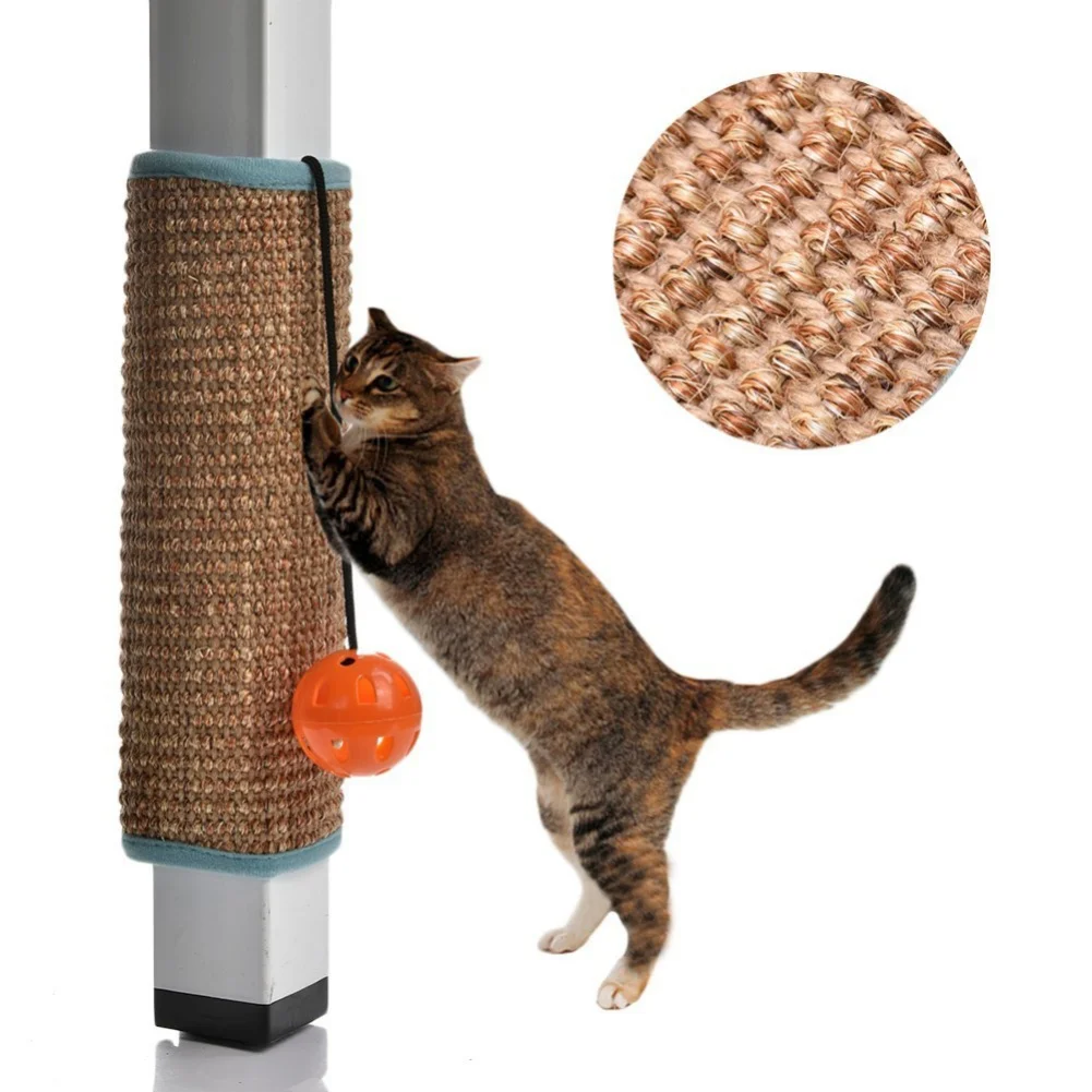 Table And Chair Protection Cat Scratching Board Protection Furniture Rolling Ball Color Random Sisal Cat Training Scraper