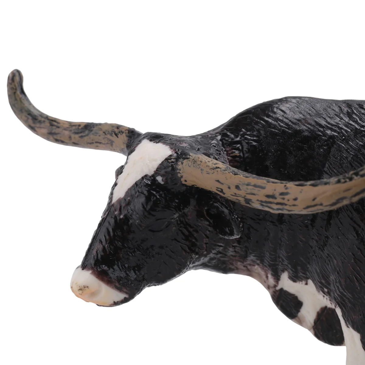 A88M البلاستيك تكساس قرون طويلة الثور الماشية الحيوانات عمل أرقام ثابت لطيف نموذج جمع البقرة نموذج لعب للأطفال