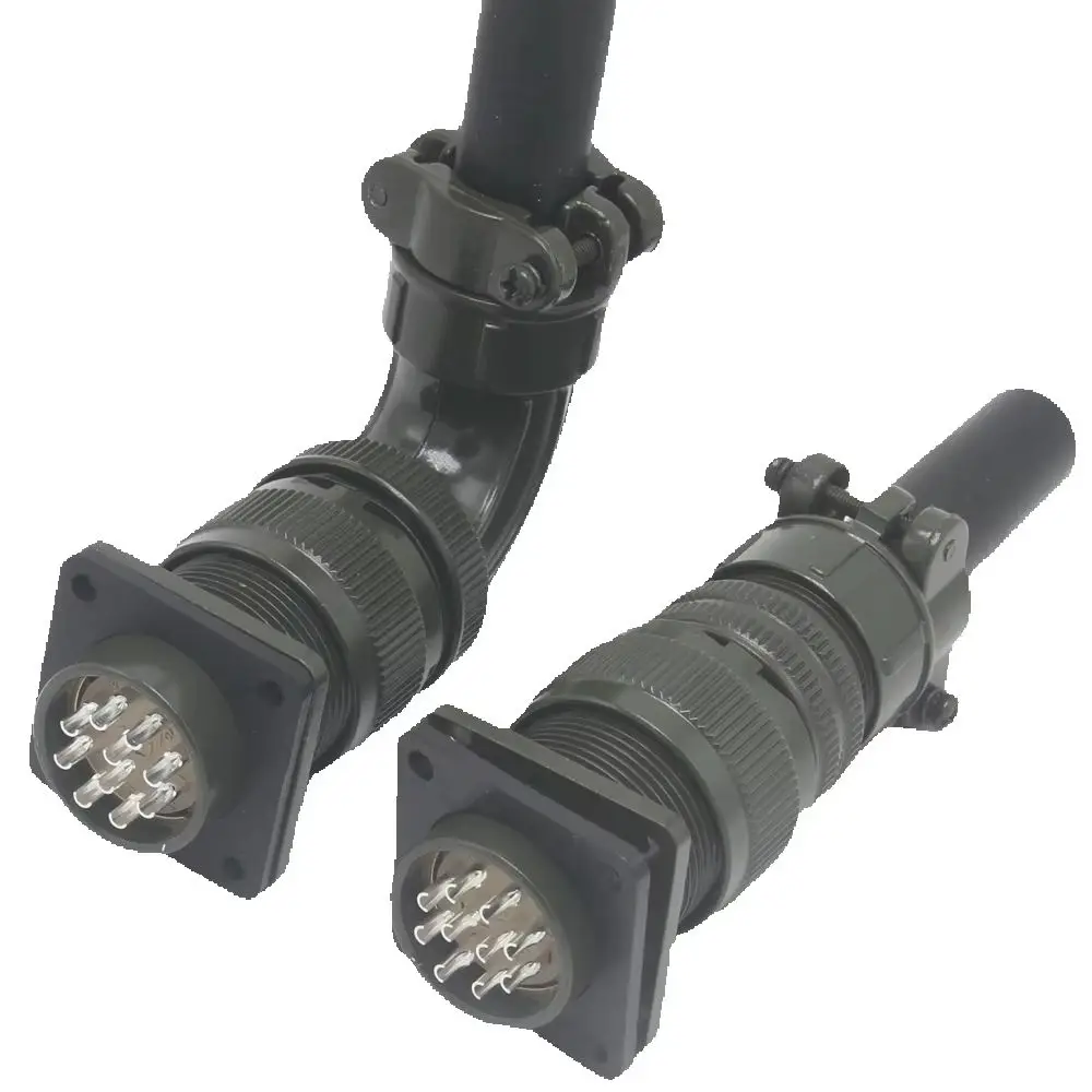 18-1 Servo Motor Dedicated Aviation Plug With Socket 3102 3106 3108 18-1S 10Pin Motor Green Connector