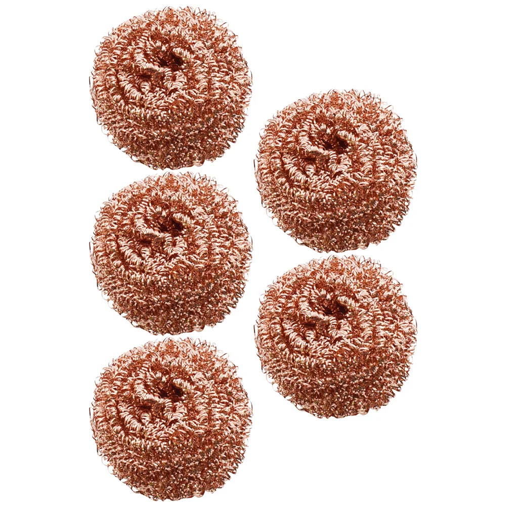 5 Pcs Seasoned Wok Work Of Pot The Wire Iron Nozzle Clean Ball Cleaning Tip Cleaner Soldering Sponge Remover Baby