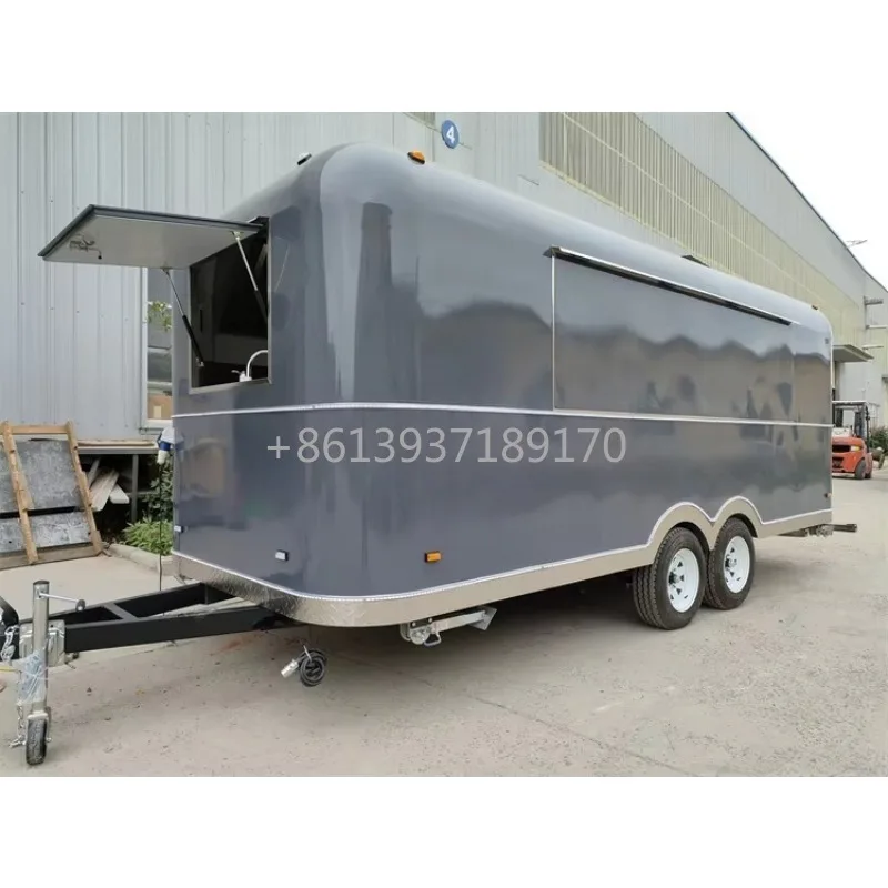 

USA Standards Mobile Fully Equipped Concession Food Trailer Truck with Sliding Window