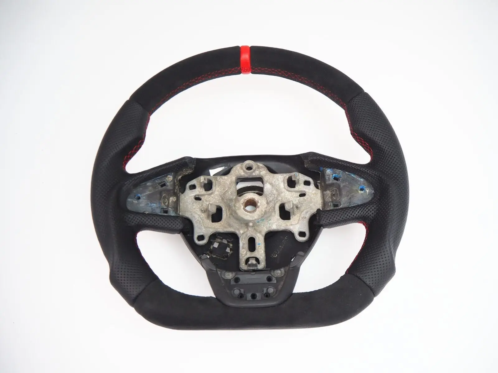 For RENAULT Megane 4 IV GT RS Thropy Bose Flat bottom Steering Wheel include Volante