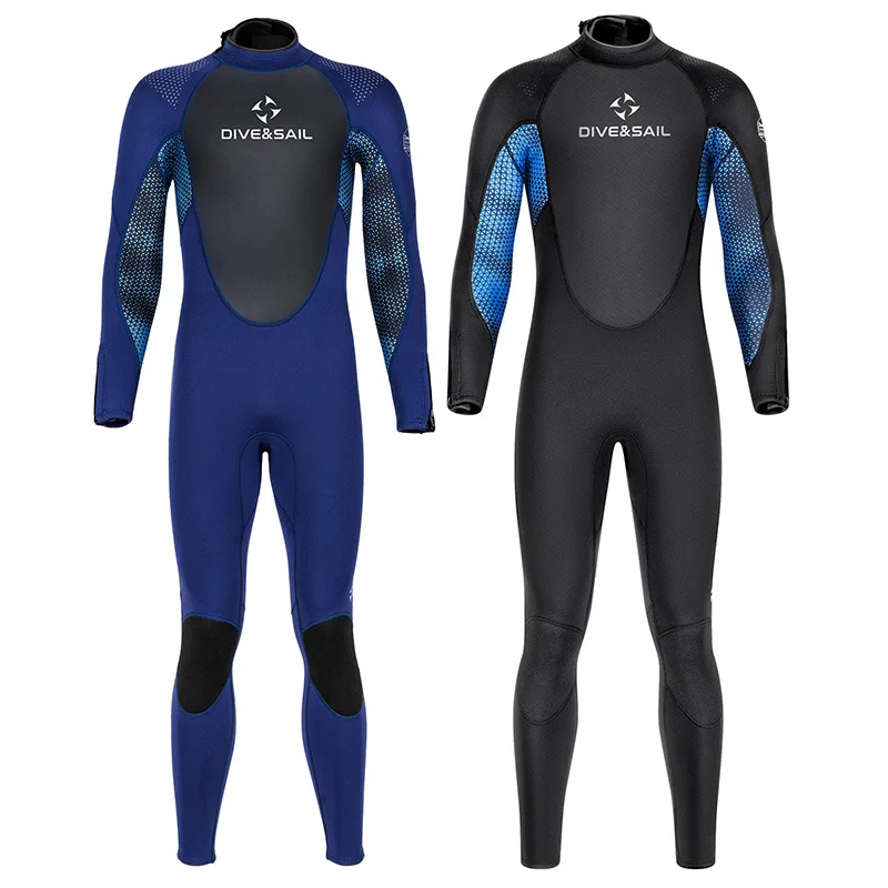 

3MM Men Neoprene Keep Warm Spearfishing Kayaking Swim Diving Suit Scuba Full Body UnderWater Hunting Drifting Snorkeling WetSuit