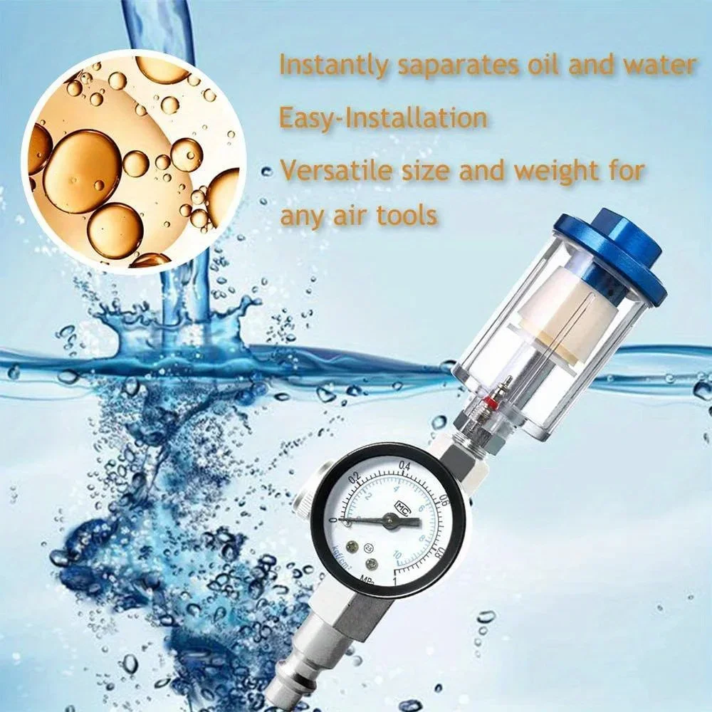 Car Paint Spray Gun Pressure Regulator Spray Gun Pneumatic Tool Pressure Regulating Valve Water Pavilion Water Trap Filter