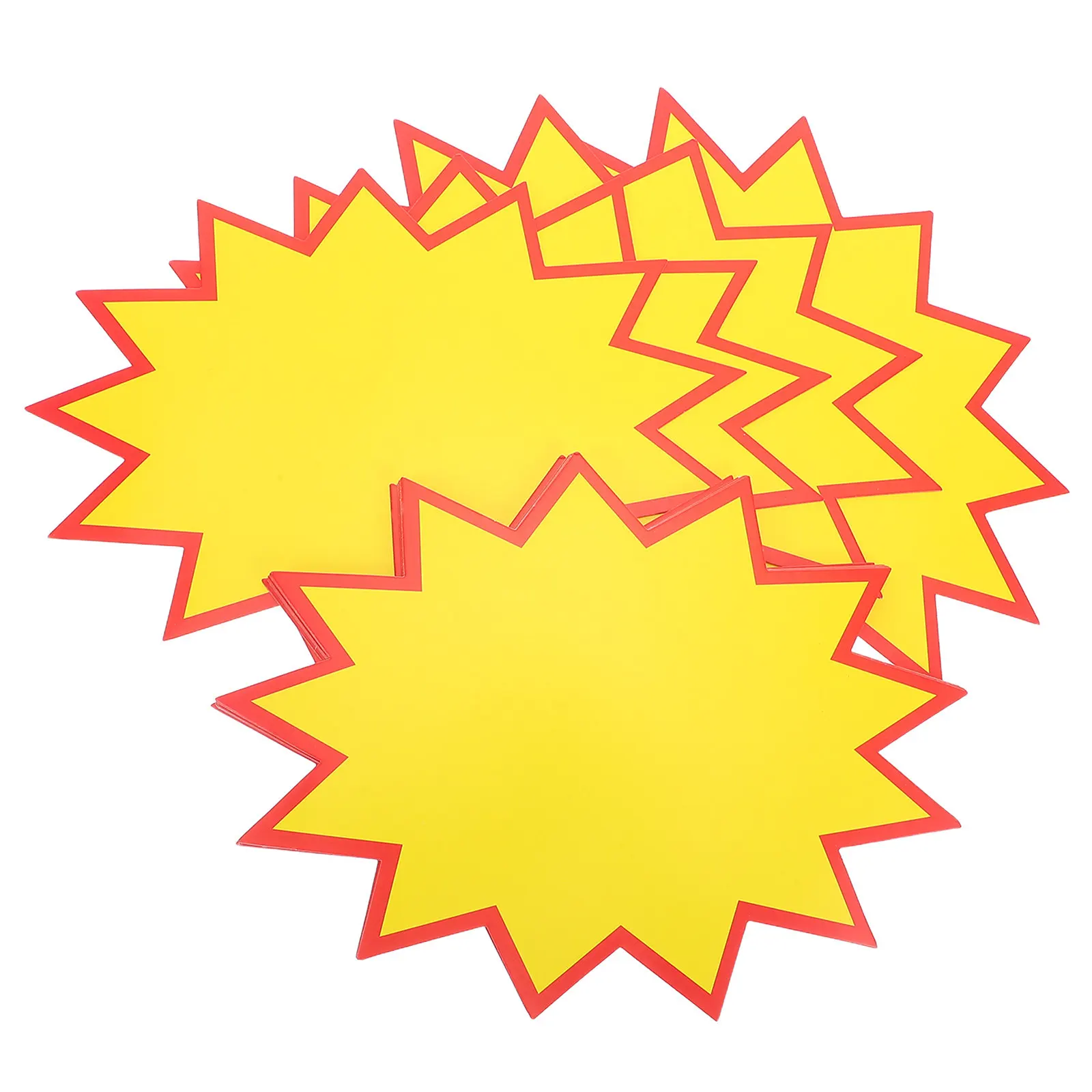 

30Pcs Explosion Sign Stickers Blank Printable Label Paper for Christmas Table Decor Kids Crafts Restaurant Menu Marking Storage