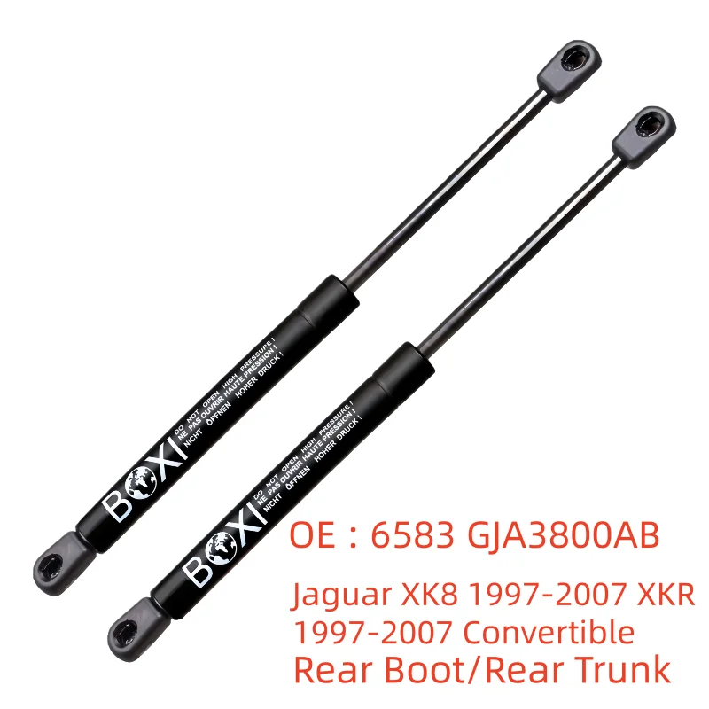 

2 шт. газовые пружины-амортизаторы для багажника 6583 GJA3800AB для Jaguar XK8 1997-2007, XKR 1997-2007 (кабриолет)