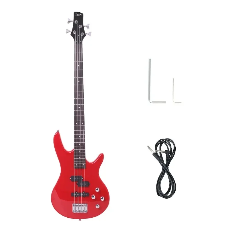 4 Strings Electric Bass Guitar 21 Frets Maple Body Bass Guitar Guitarra with Cable Wrenches Guitar Parts & Accessories