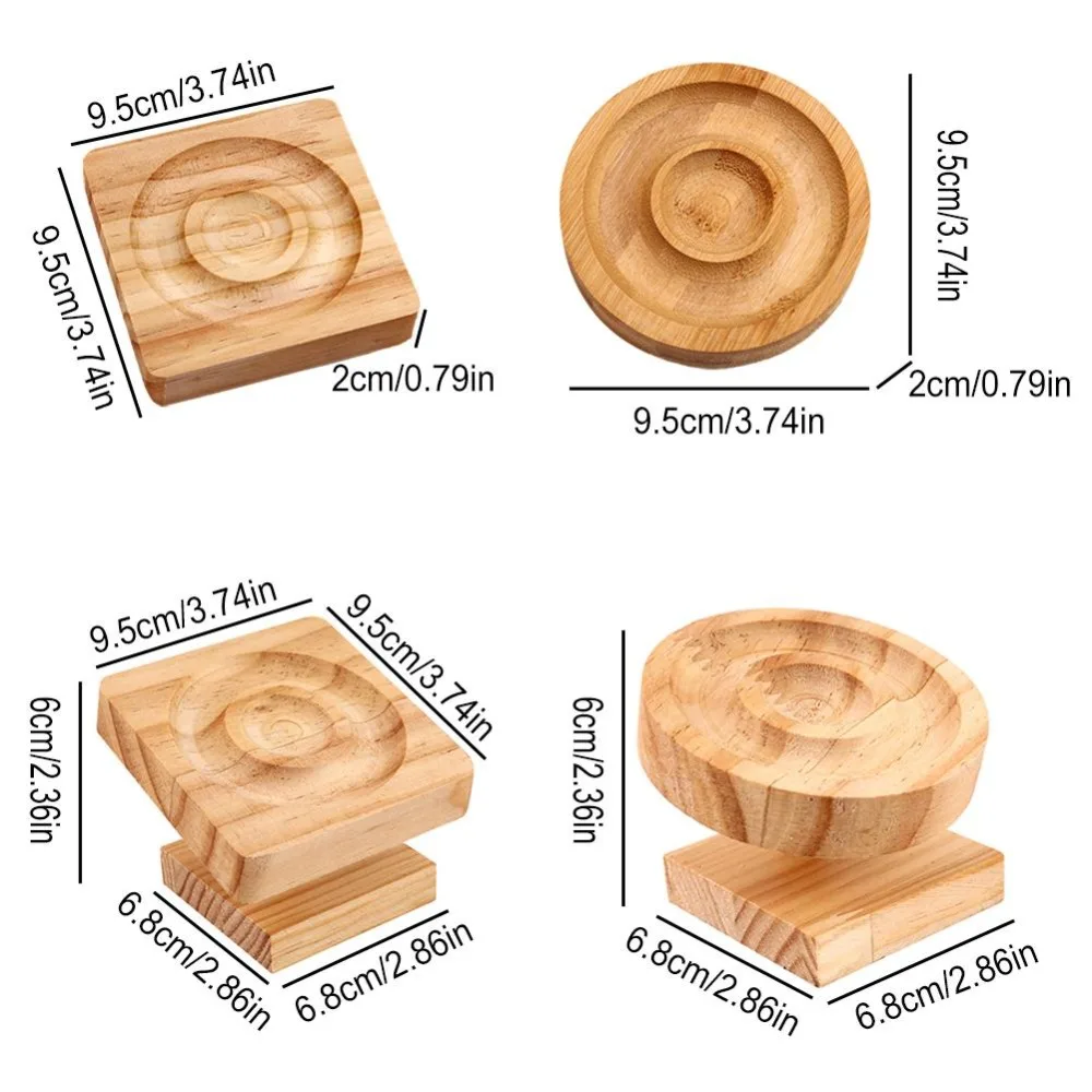 Wooden Handstring Bracelet Display Stand Design Craft Storage DIY Jewelry Making Organizer Accessories Tray