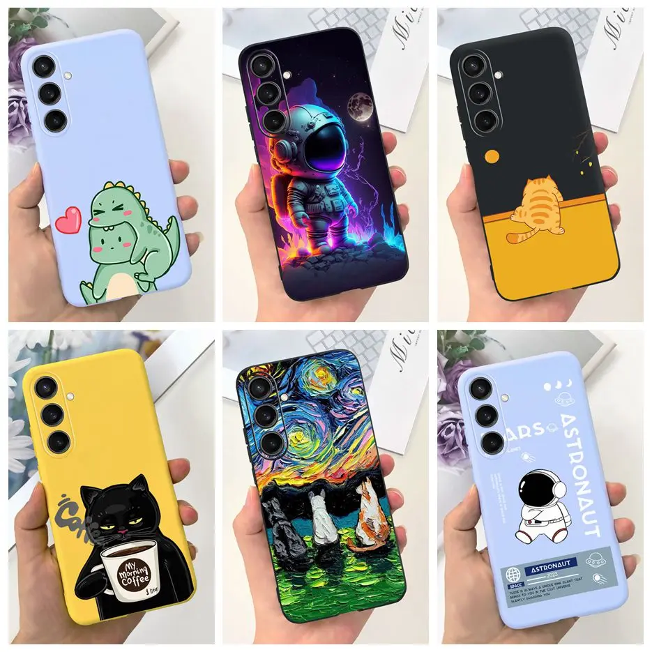 For Samsung Galaxy S23 FE Case Lovely Candy Painted Phone Cover Case For Samsung S 23 Plus Galaxy S23 Ultra S23+ Soft TPU Fundas