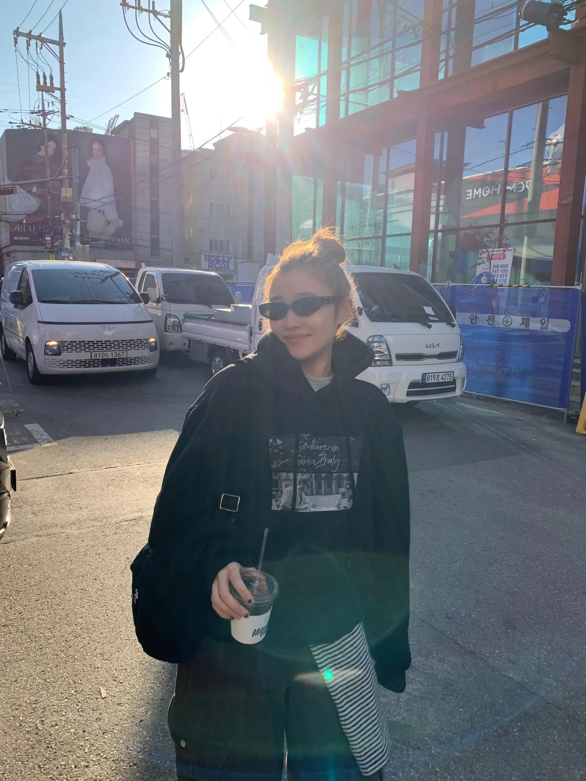 

Retro American Design Hooded Sweatirt Women's Loose Fit Pure Cotton Heavyweight Fce Printed Autumn Winter New Sle