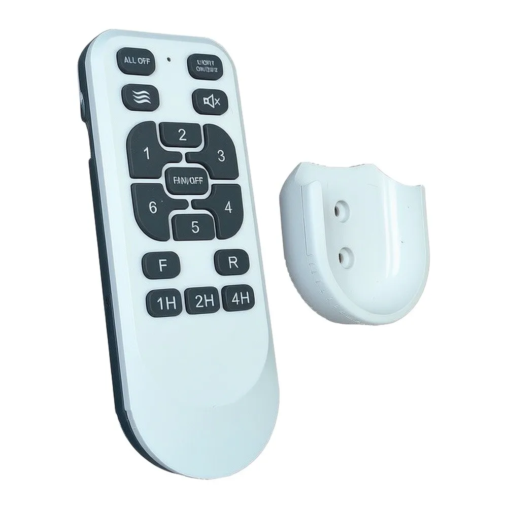 16-Key Remote Control for Invisible Ceiling Light Setups Featuring 6 User-Selectable Airflow and Brightness Options