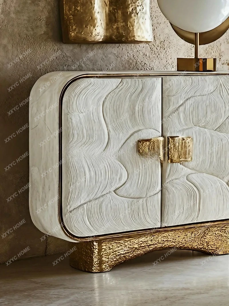 LXY Art Aesthetic Storage Side Cabinet Villa Decorative Storage Locker