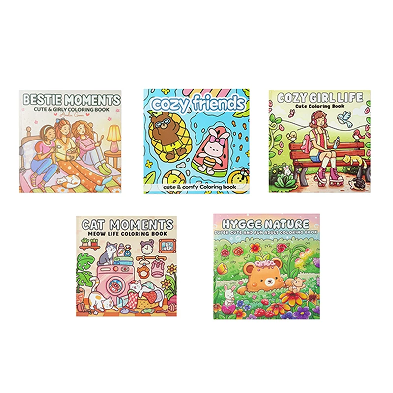 Cat Moments Adult Coloring Book Unique Book For Relaxation Upgraded Paper For Comfortable Coloring Perfect Gift Friend