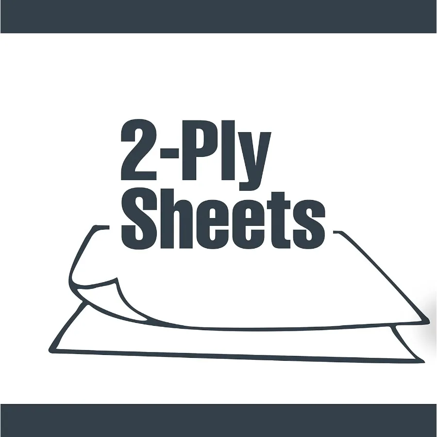 2-lagige Gesichtstücher für den täglichen Gebrauch, 160 Tücher pro Box, 4 Boxen, 640-Tücher, ideal für Zuhause, Büro und Reisen, weich, stark