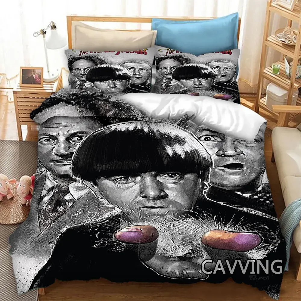 

The Three Stooges 3D Printed Bedding Set Duvet Covers & Pillow Cases Comforter Quilt Cover (US/EU/AU Sizes) Home Textile J01