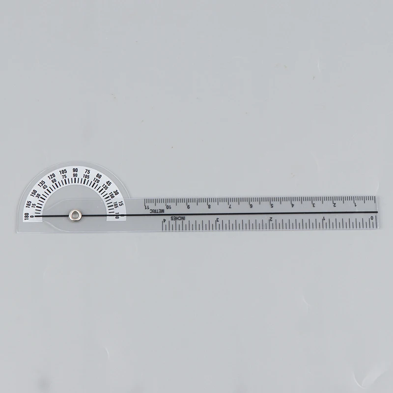 Cheap Wholesale PVC  Finger Goniometer Plastic Protractor 180 Degree Angle Ruler Finger Ruler MultifunctionalNew