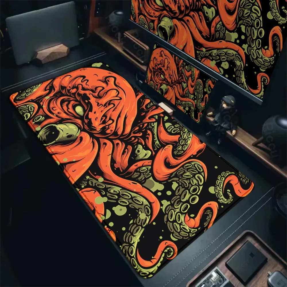 Octopus Monster Mouse Pad Large Size Gamer Keyboard Desk Mats Computer Table Gaming Mat  Extended Mausepad Office Accessories