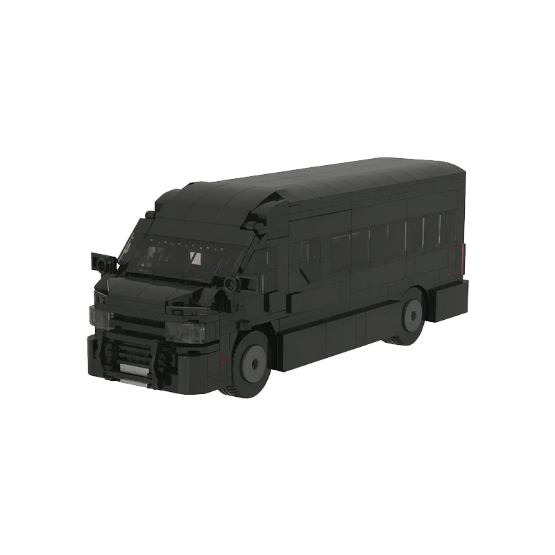 Military Business Van Model MOC Building Bricks War Equipment Style Modular Technology Gifts Holiday Assemble Toys Suit