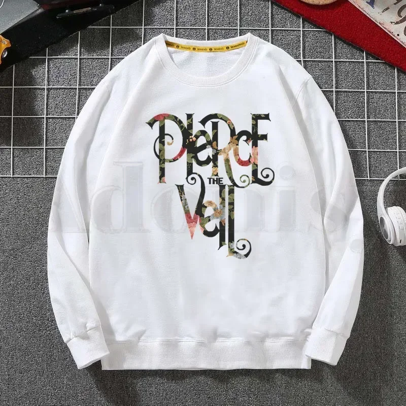 Pierce The Veil Post-hardcore Band Music Fans Sweatshirt Print Trend Mens Clothes Hip-Hop Male Crewneck Men