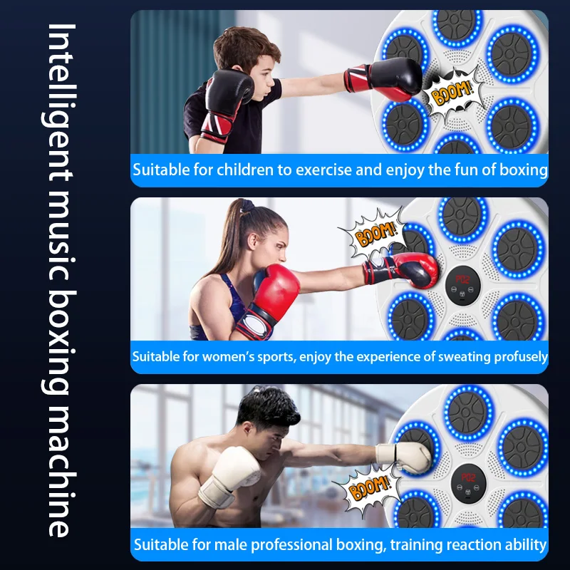 2026 Hot Sale Box Training Beautiful Intelligent Boxing Wall Target Game Machine With Musicpromote Sales