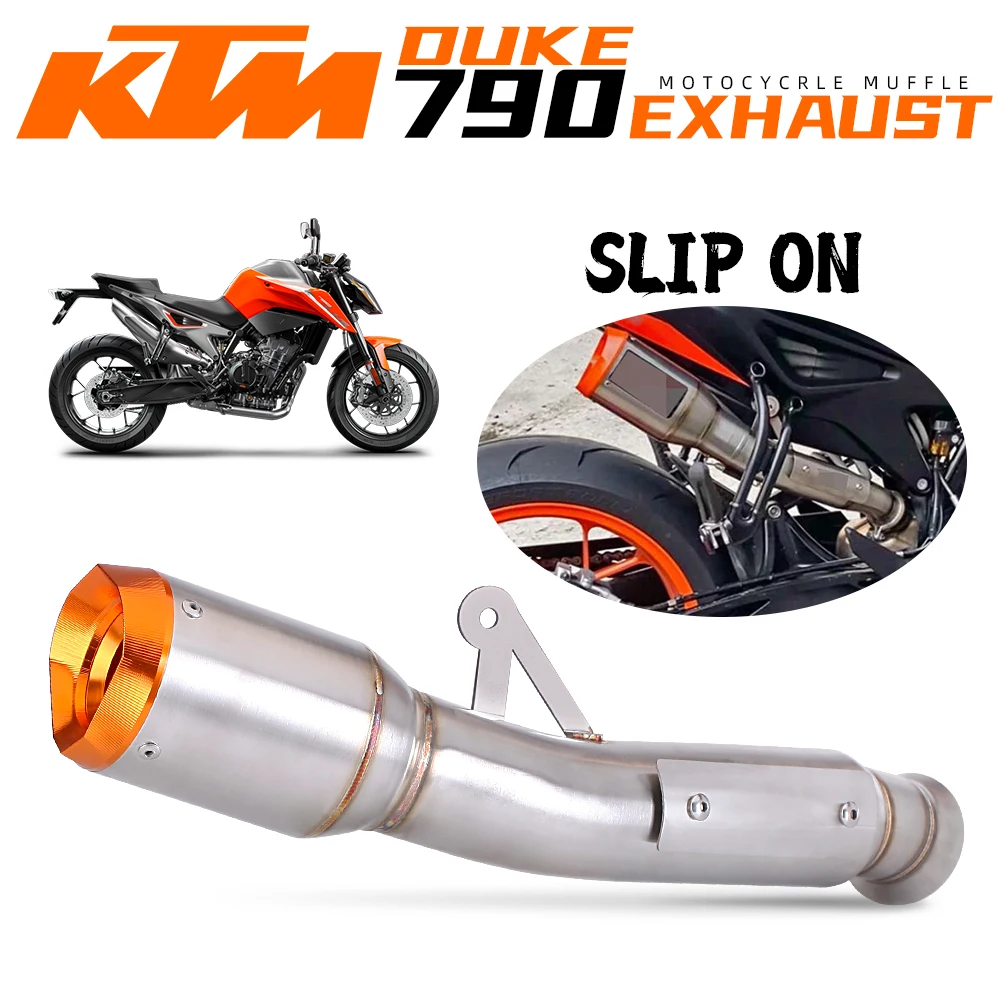 

AR Motorcycle exhaust mofidy motorcycle exhaust modified center pipe with decibel killer for KTM790 ADV