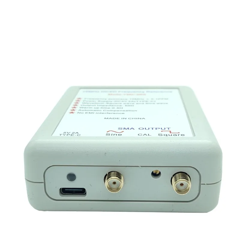 10MHz OCXO frequency reference signal source, square wave sine wave output USB power supply, frequency can be corrected