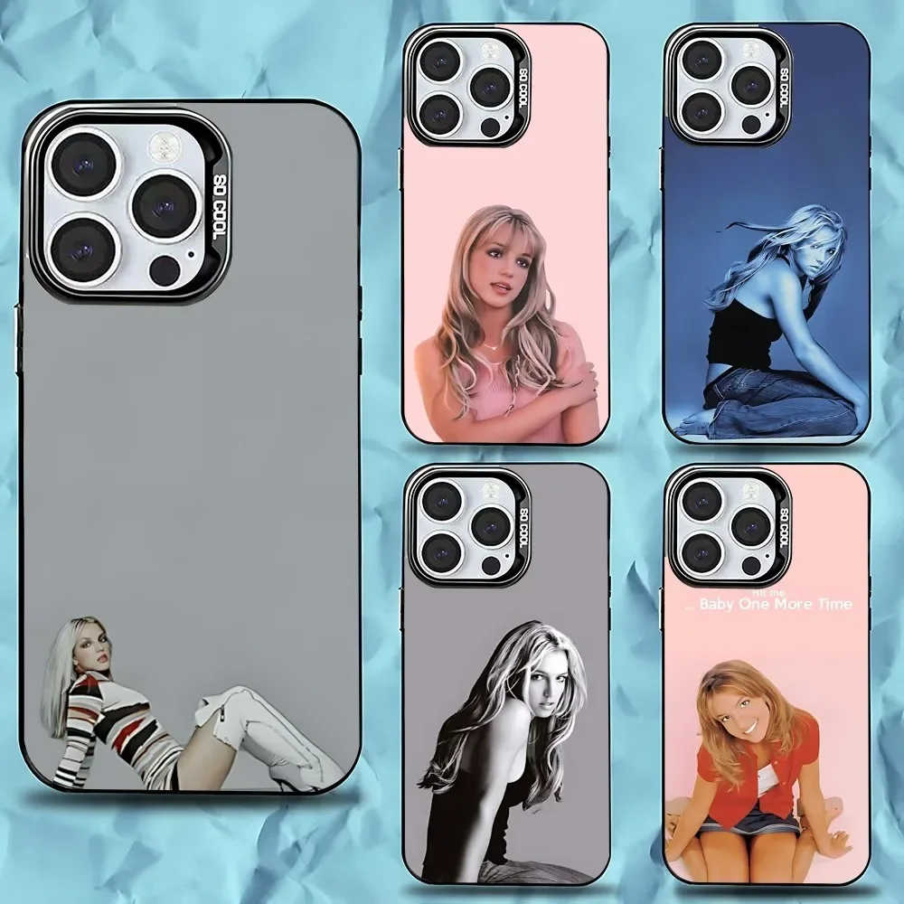 

Actor B-Britney Spears Phone Case For iPhone 16,15,14,13,12,11,Pro,Max,Plus,Mini,XS,SE Anti Fall Black Matte Hard Bumper