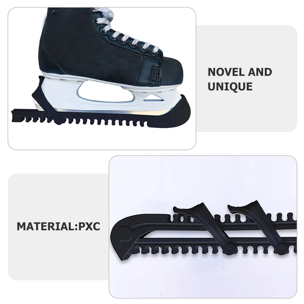 1Pair Ice Skate Guards Professional Wear Resistant Blades Covers Portable Skates Accessories Skate Guards Covers for Skates