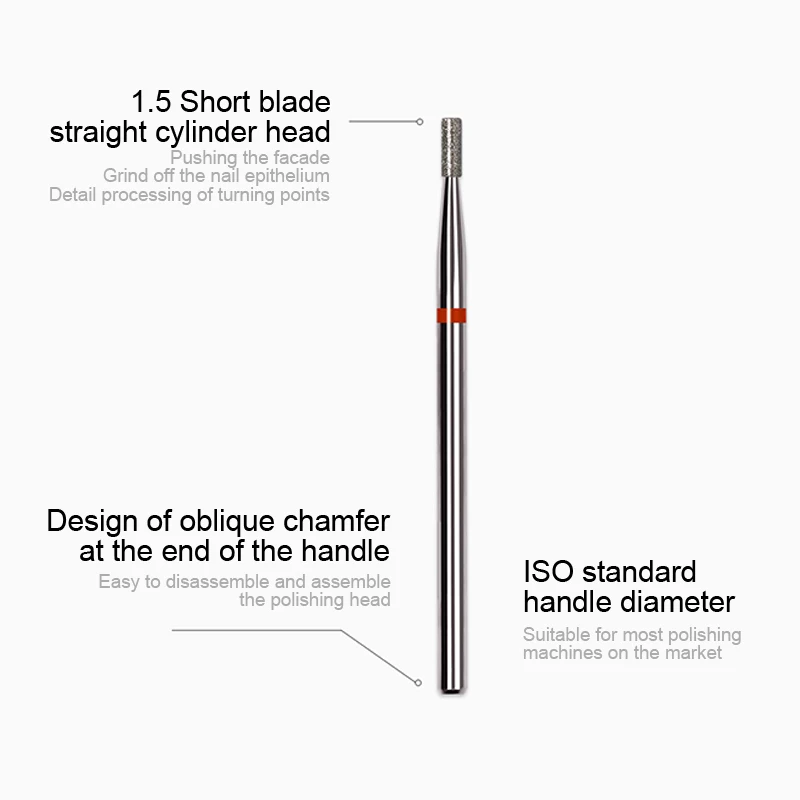 電動ネイルドリル,タングステン鋼,研削ヘッド,ダイヤモンド,マニキュア,研磨,クリーニング,特殊工具,1.5mm