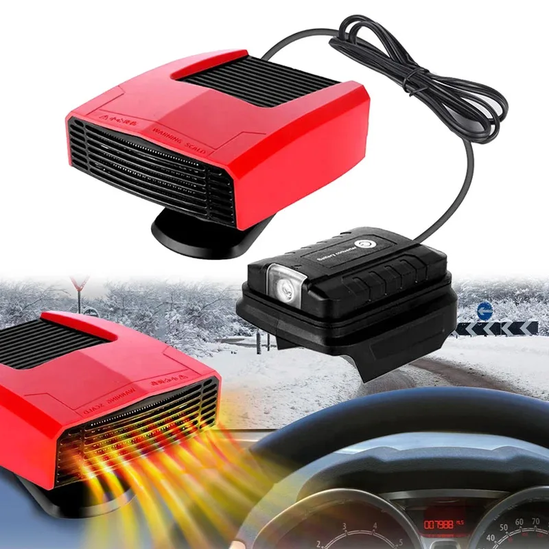 

Car Heater Lithium Battery 14-21V Makita-Lithium Electric Heater Portable Heater With Light USB Heating Heater Defrosting