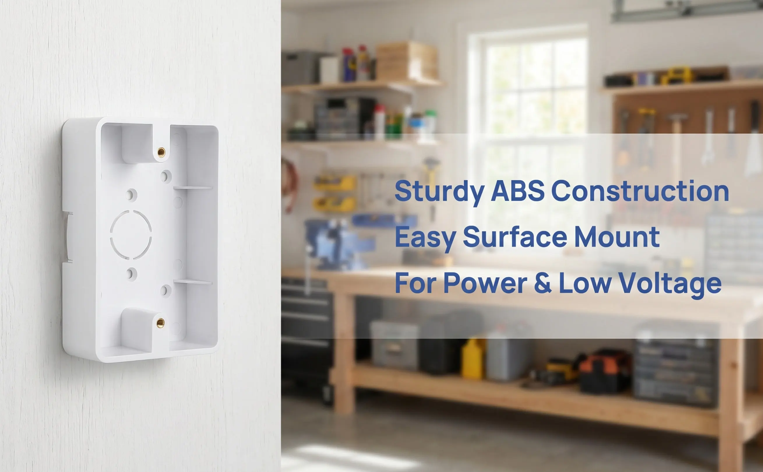 5pcs Wall Socket Box Cavity Junction Box for Electrical Outlets, Lights & Cable Management