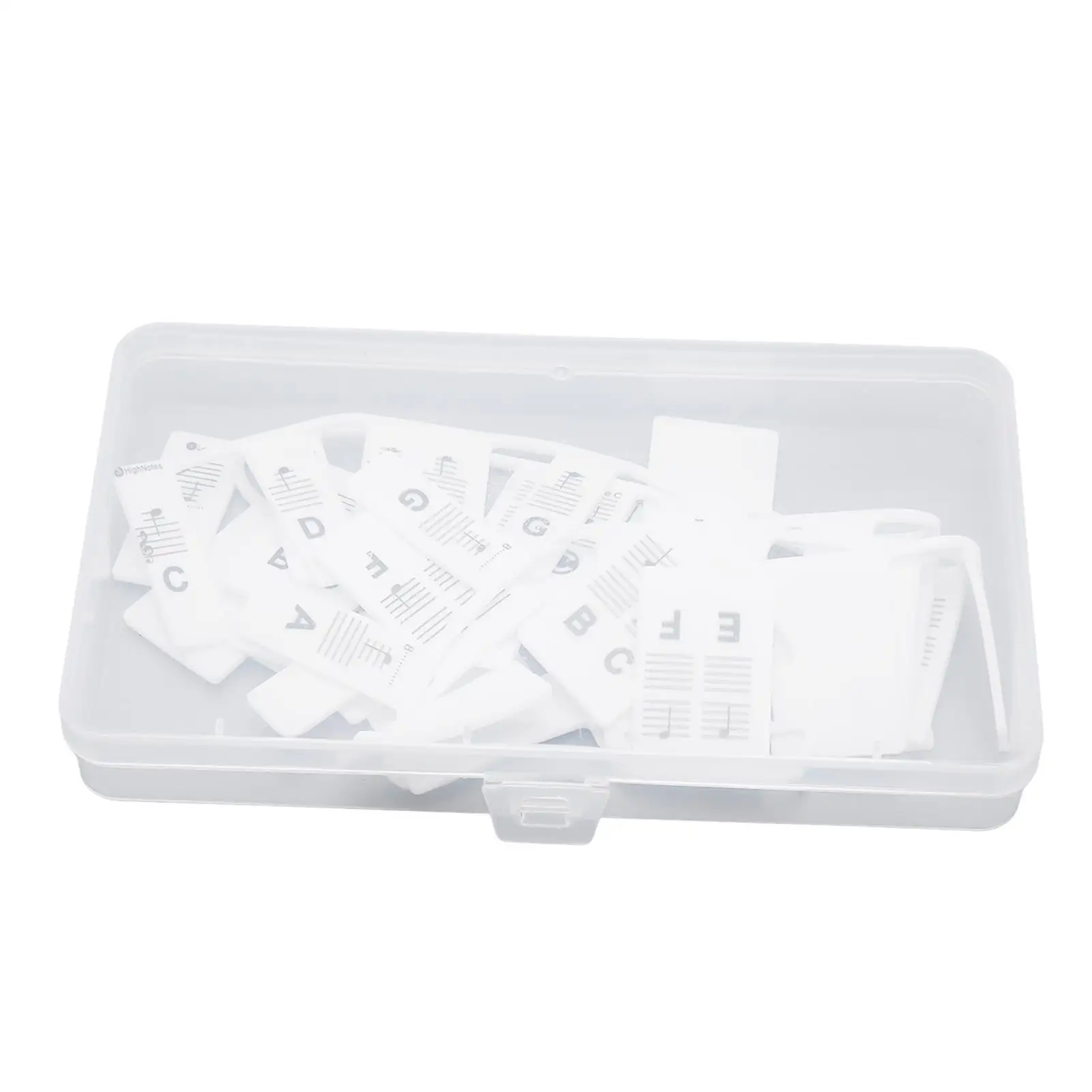 Removable Silicone Piano Notes Labels - Waterproof Guide for 88 Key Full Size Pianos - Learn Music Easily!