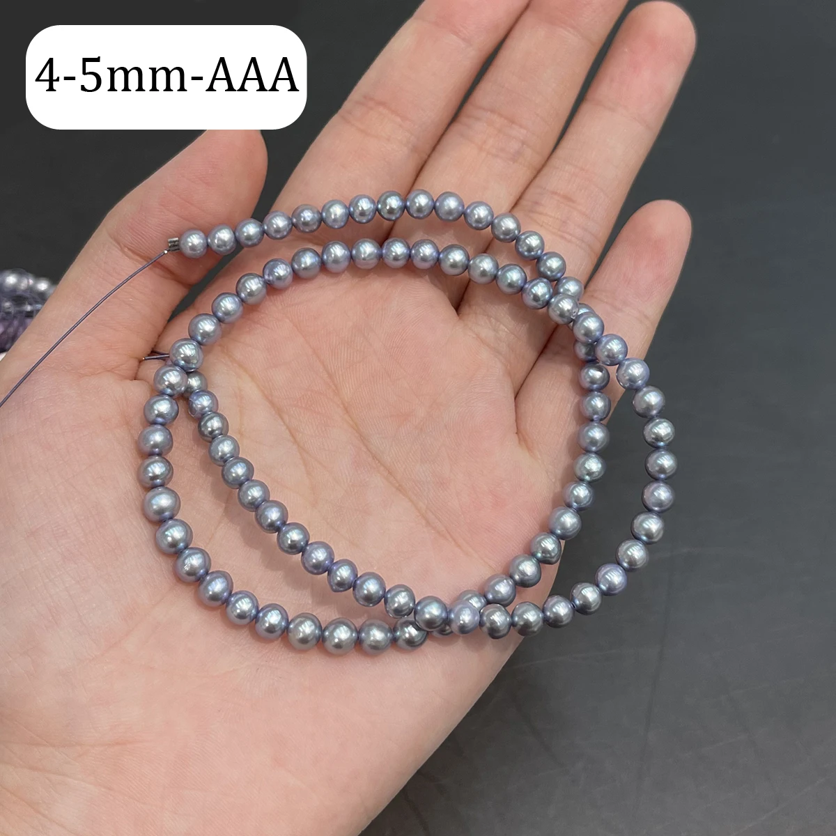 AAA 2-3mm High Quality Near-round Beads Exquisite Natural Freshwater Pearls for Jewelry Making DIY Necklace Bracelet Accessories