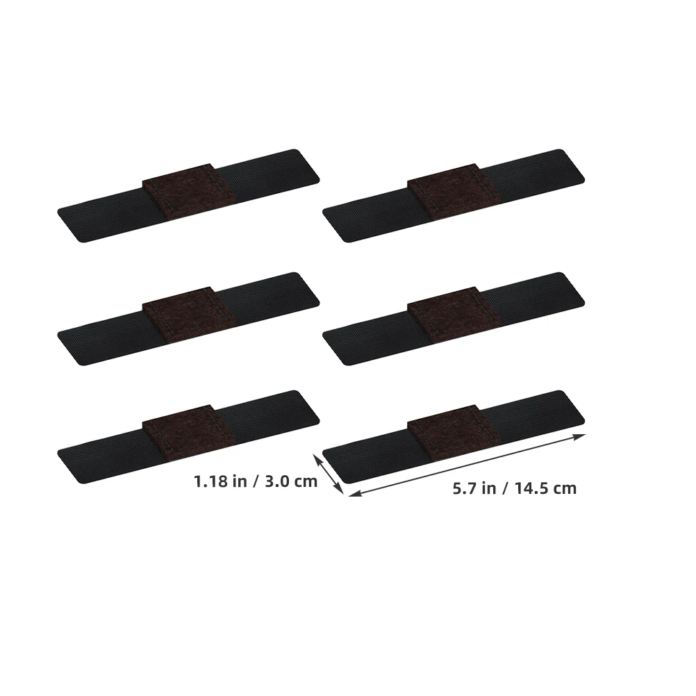 

6 Pcs Chair Mat Self-adhesive Felt Furniture Pads Slider under Eva Leg Floor Protectors Protective Foot