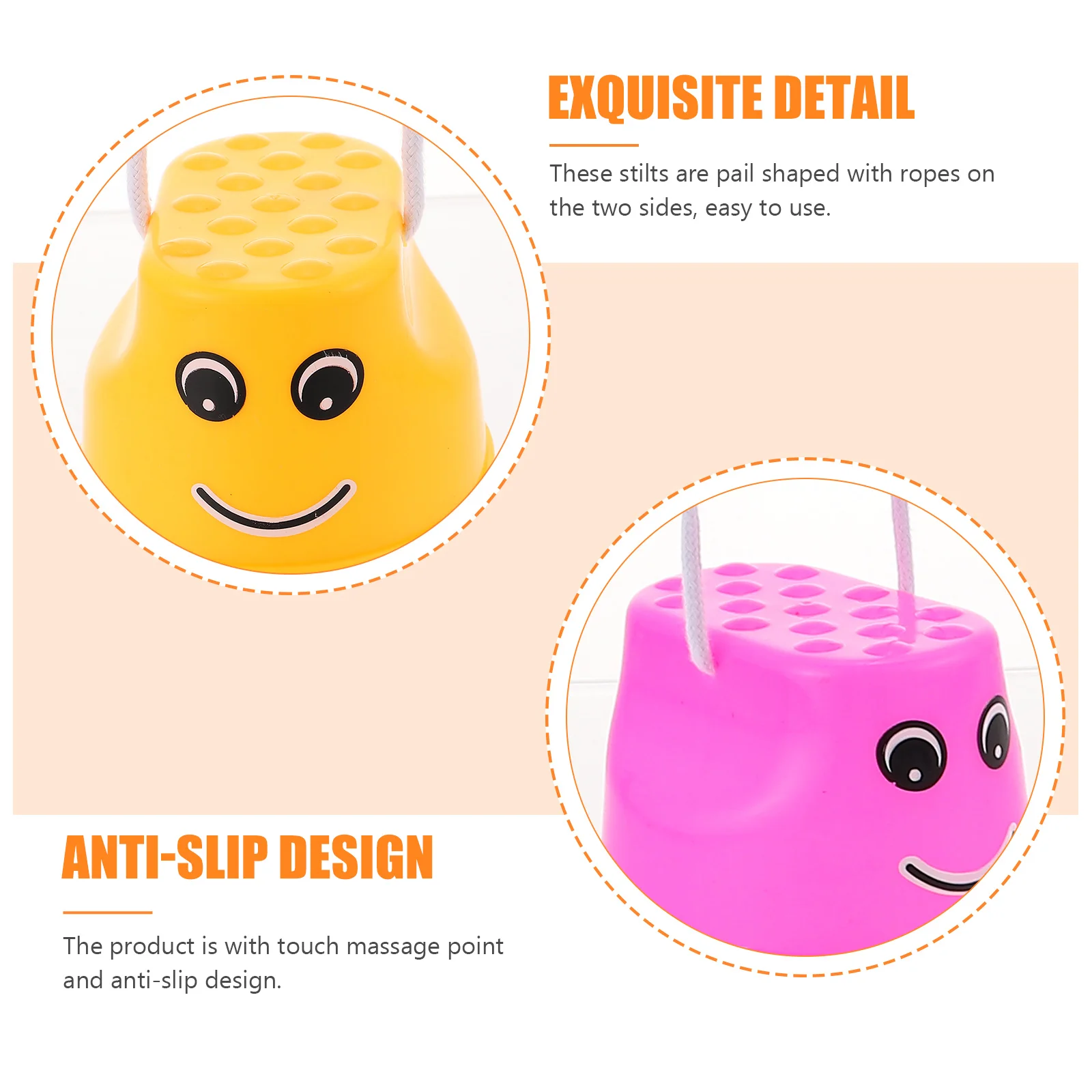 5 pçs palafitas de plástico crianças esportes equilíbrio brinquedo múltiplas cores anti design crianças brinquedo esportivo