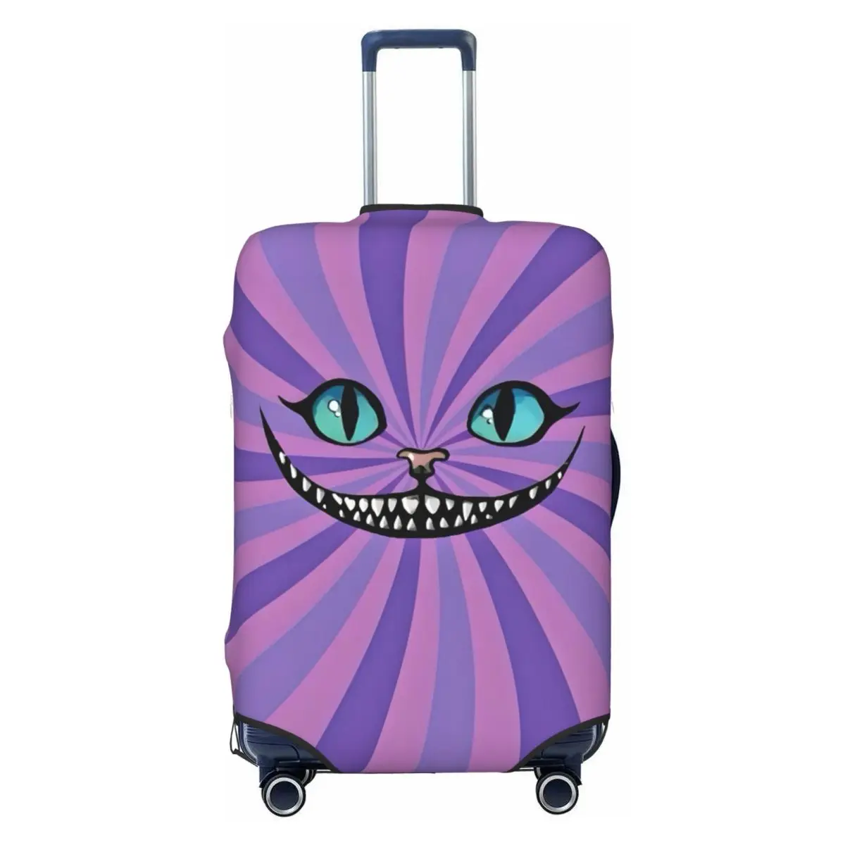 

Custom Smiling Cheshire Cat Luggage Cover Fashion Animal Suitcase Protector Covers Suit For 18-32 inch