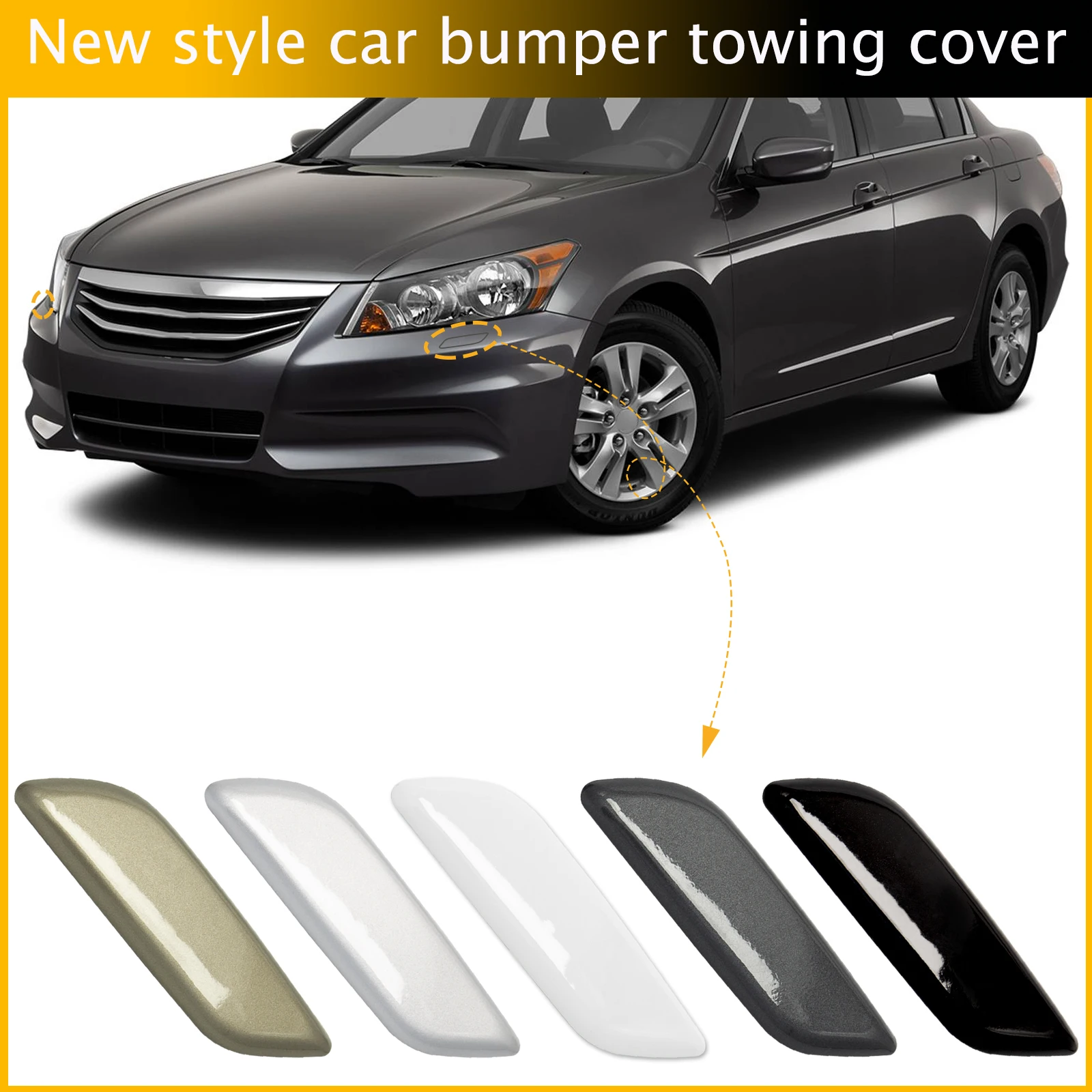 

Front Bumper Headlight Headlamp Washer Jet Spray Nozzle Cover Cap For HONDA ACCORD VIII 8 CP1 CP2 CP3 2011-2013 ASIAN Model