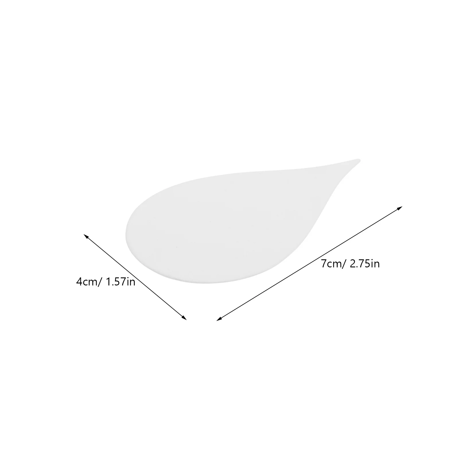 100 قطعة من شرائط ورق العطور على شكل قطرة الماء لاختبار العطر الدقيق بطاقات عينة رائحة قابلة لإعادة الاستخدام جهاز اختبار العطور #3