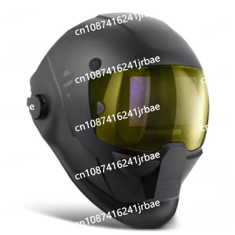 A60 Welding Helmet, Black Low-Profile Design, High Impact Resistance Nylon, Large Viewing Area 4.65 in x 2.80 in