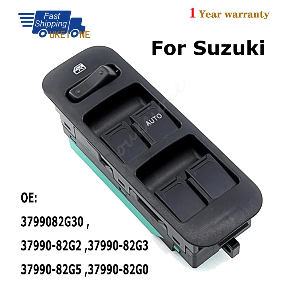 For Suzuki Electric Power Master Window Door Control Switch Front Right Driver Side Button 37990-82G30 Car Accessories Auto Part