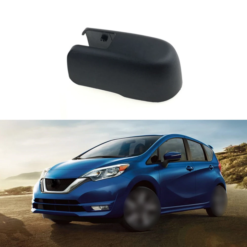 1Pcs Rear Wiper Arm Cover For Nissan Versa Note/E12 2013-2020 28782-3WC0A 287823WC0A 28782 3WC0A Black Durable Material Parts