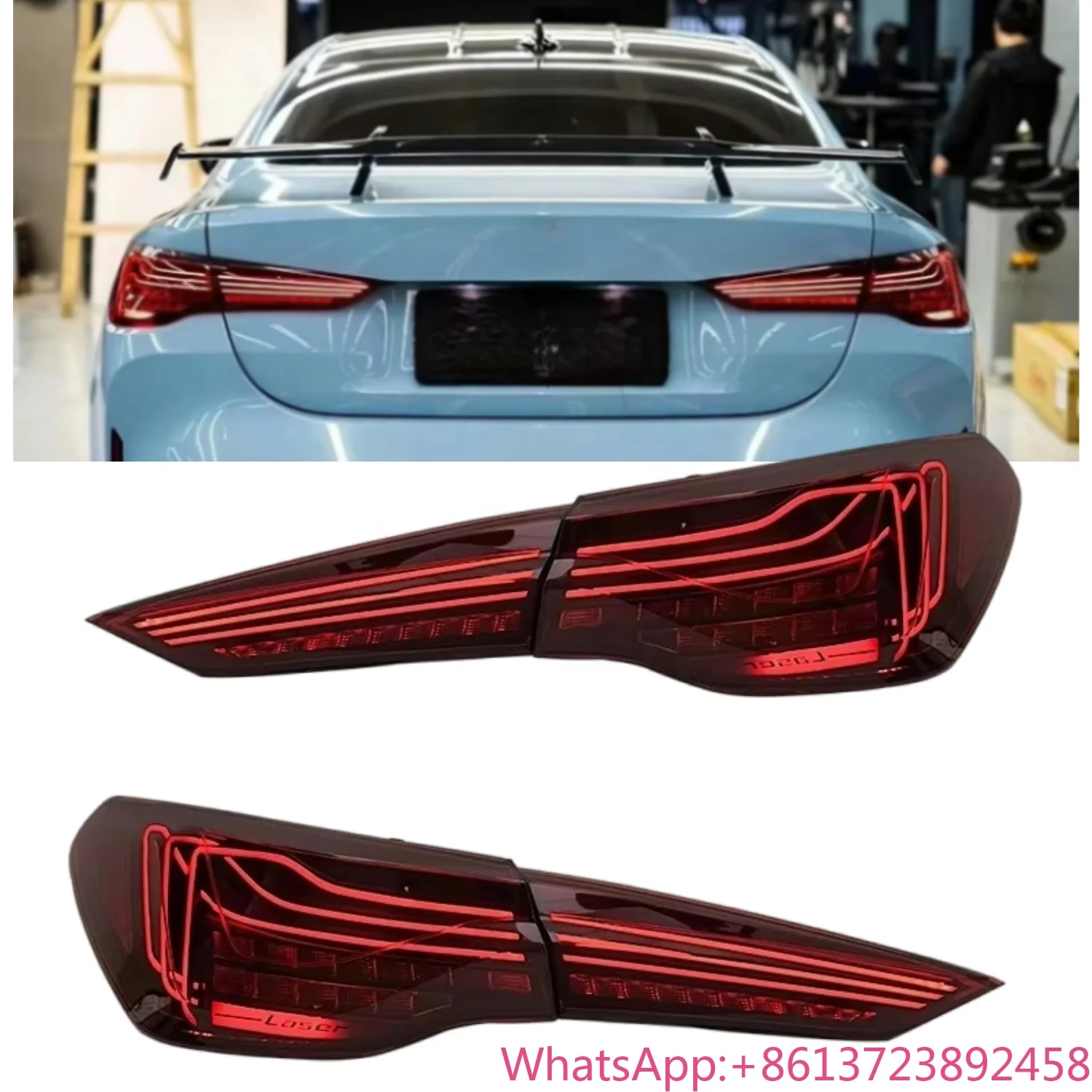 

G22 G82 M4 GTS Upgrade Taillight for BMW 4 Series 2020-2024 Retrofit to CSL Laser Dynamic Signal Lamp DRL Rear Lights 425i 430i