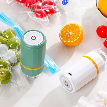 Mini pompe à air électrique USB portable, sacs en plastique, banc sous vide, machine d'emballage, emballeur pour la maison