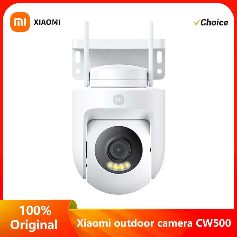 Xiaomi Outdoor Camera CW500 Security Protection WiFi 6 CCTV 3K Ultra HD Resolution Full-Color Night Vision IP66 Smart Home
