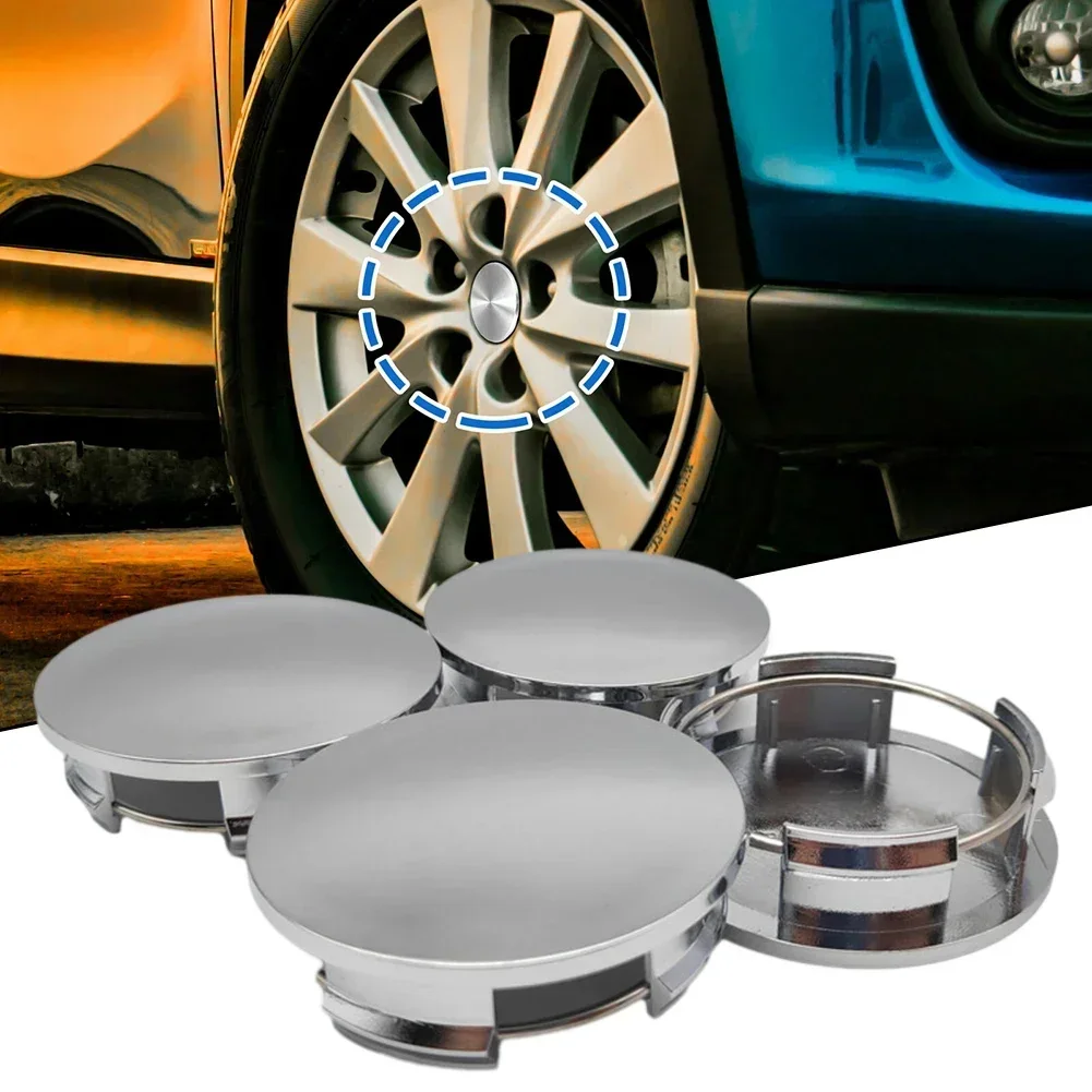 High Quality Wheel Hubs Cap Center Hub Cap Wheel Rim Hub Cover 4pcs 57MM ABS Plastic Auto Parts Car Decoration