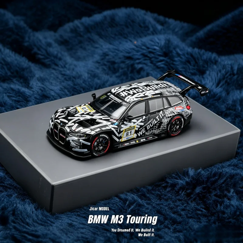 Image of JiCar 1/64 BMW M3 Touring GT3 24H Druckguss-Automodell Legierung Simulationssammlung Spielzeug Geschenk für Jungen # peetyeee
