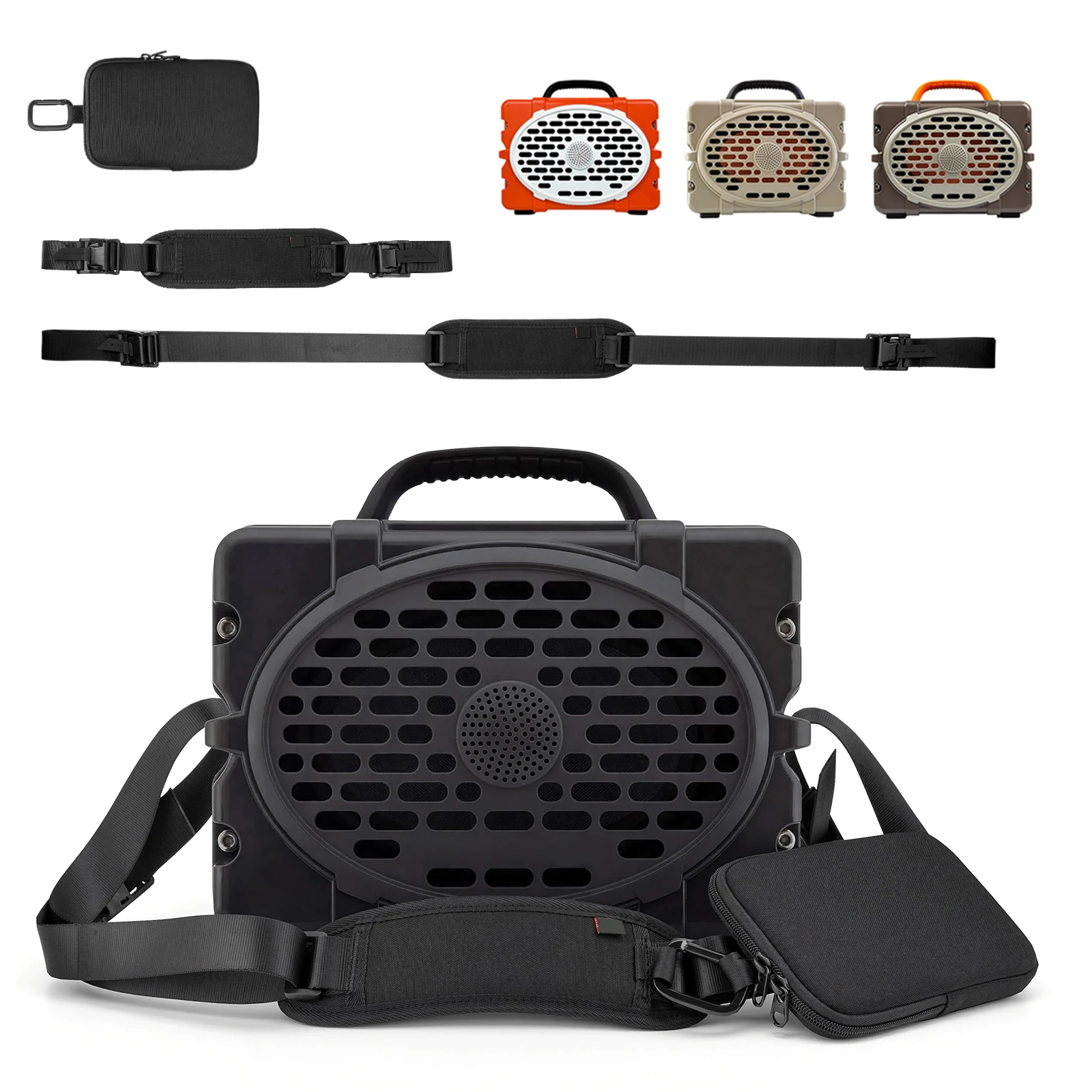トラベルキャリングショルダーストラップ-タートルボックスオリジナル-gen-3-スピーカーアクセサリー用-スピーカーショルダーストラップ-アクセサリーポケット付き