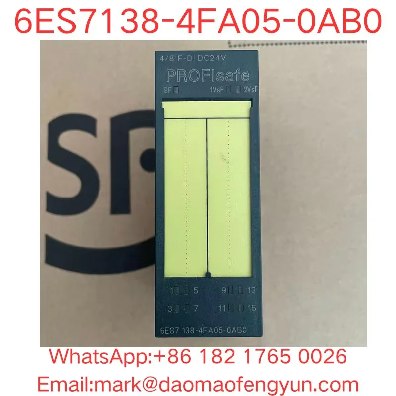 6ES7138-4FA05-0AB0 Used Tested OK, In Good Condition SIMATIC DP, Electronics module f. ET200S